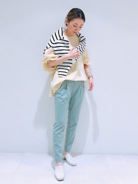INDIVI(SHOP STAFF)さん（レディース・158cm）の春コーディネート