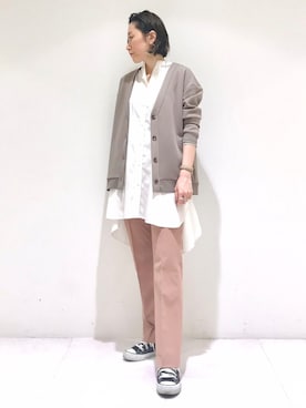 INDIVI(SHOP STAFF)さん（レディース・158cm）の春コーディネート