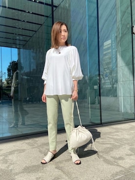 INDIVI(SHOP STAFF)さん（レディース・164cm）の春コーディネート