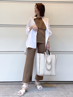INDIVI(SHOP STAFF)さん（レディース・164cm）の春コーディネート