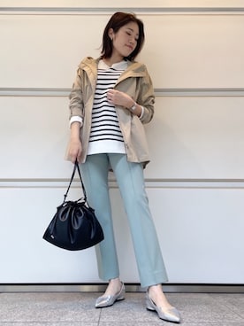 「INDIVI（インディヴィ）のアイテム」を使った、INDIVI(SHOP STAFF)さん（レディース・164cm）の春コーディネート