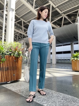 INDIVI(SHOP STAFF)さん(レディース・164cm)の夏コーディネート