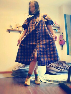 「チャイハネ（チャイハネ）のアイテム（レッグウェア）」を使った、aisaoooitoさん（レディース・158cm）の秋コーディネート
