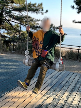 「チャイハネ（チャイハネ）のアイテム（スリッポン）」を使った、aisaoooitoさん（メンズ・175cm）の秋コーディネート