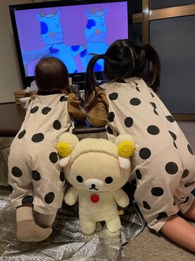 「お正月」｜「アイテム（その他）」を使った、aisaoooitoさん（キッズ・110cm）の冬コーディネート