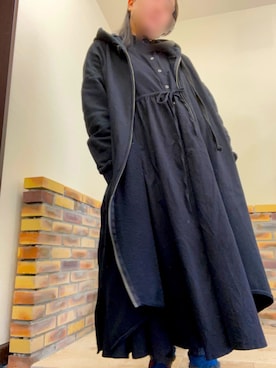 「antiqua（アンティカ）のアイテム（その他アウター）」を使った、aisaoooitoさん（レディース・158cm）の冬コーディネート