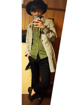 「SAAD（サード）のアイテム（アクセサリー）」を使った、ぐっちさん（メンズ・173cm）の春コーディネート