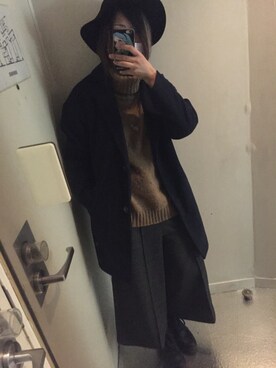 「recette（ルセット）のアイテム」を使った、Eeezの希英美さん（レディース・159cm）の秋コーディネート