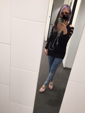 「ギャル」｜「アイテム（その他パンツ）」を使った、Eeezの希英美さん（レディース・159cm・20代）の夏コーディネート