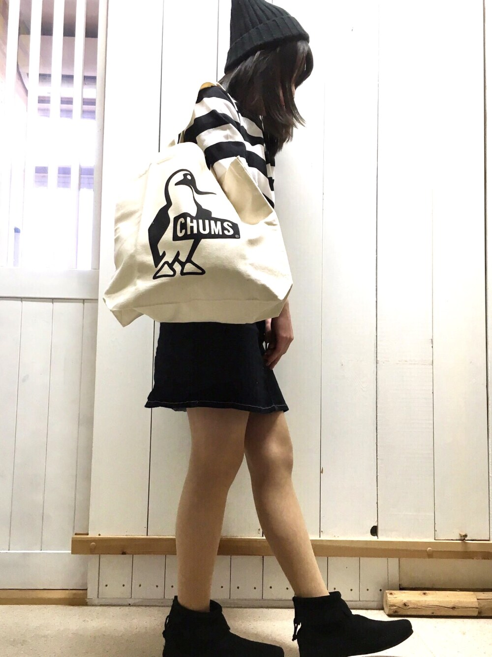 GREELEYさんの「CHUMS Booby Canvas Tote（CHUMS）」を使ったコーディネート