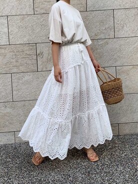 ななさん（レディース・163cm）の夏コーディネート