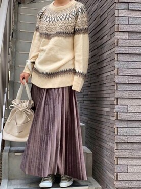 ななさん（レディース・163cm）の秋コーディネート