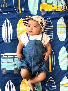 「baby ampersand（ベビーアンパサンド）のアイテム」を使った、YKMさん（レディース・155cm）の秋コーディネート
