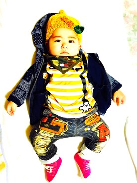 「Petit jam（プチジャム）のアイテム（帽子）」を使った、YKMさん（レディース・155cm）の秋コーディネート