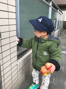 YKMさん（キッズ・80cm）の冬コーディネート