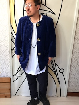 「キュウリガン（キュウリガン）のアイテム」を使った、キュウリガンさん（メンズ・175cm）の冬コーディネート