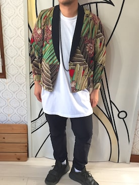 「キュウリガン（キュウリガン）のアイテム」を使った、キュウリガンさん（メンズ・175cm）の冬コーディネート