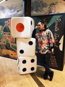 「キュウリガン（キュウリガン）のアイテム」を使った、キュウリガンさん（メンズ・175cm）の春コーディネート