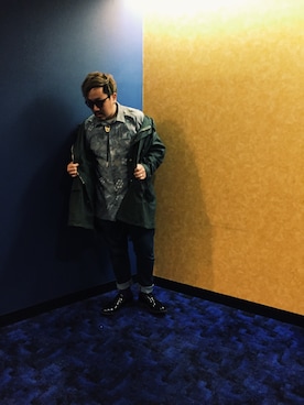 「キュウリガン（キュウリガン）のアイテム」を使った、キュウリガンさん（メンズ・175cm）の春コーディネート