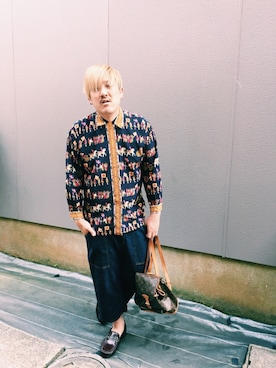 「アイテム（その他）」を使った、キュウリガンさん（メンズ・175cm）の夏コーディネート