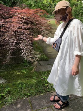 「trade mark（トレードマーク）のアイテム」を使った、さやんさん（レディース・157cm）の春コーディネート