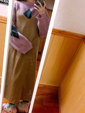 Momoさん（レディース・155cm）の冬コーディネート