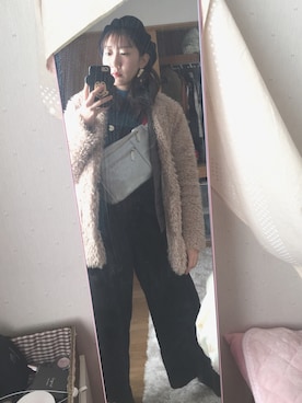 「one way（ワンウェイ）のアイテム（モッズコート）」を使った、shiori.さん（レディース・164cm）の夏コーディネート