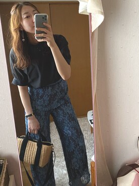 「LIP（リップ）のアイテム」を使った、shiori.さん（レディース・164cm）の夏コーディネート