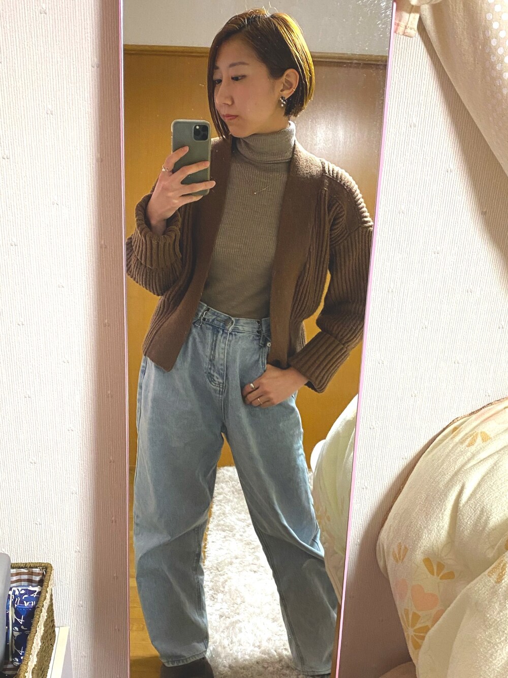 amail  attractive bulky kint ニットカーディガン AMAIL（アマイル）の「Attractive bulky knit（ニット/セーター）」 - WEAR