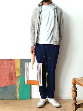 ABAHOUSE ONLINE MENSさん（メンズ・182cm）の春コーディネート