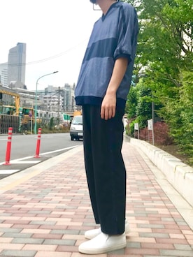「ABAHOUSE（アバハウス）のアイテム（シューズ）」を使った、ABAHOUSE ONLINE MENSさん（メンズ・180cm）の春コーディネート