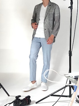 ABAHOUSE ONLINE MENSさん（メンズ・177cm）の夏コーディネート