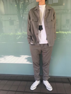 「ガンクラブチェック」｜ABAHOUSE ONLINE MENSさん（メンズ・180cm）の夏コーディネート