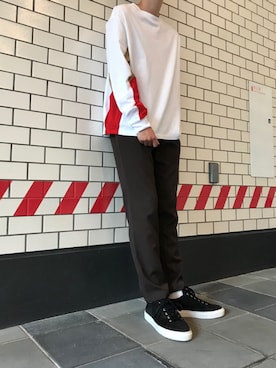 「ABAHOUSE（アバハウス）のアイテム（シューズ）」を使った、ABAHOUSE ONLINE MENSさん（メンズ・177cm）の秋コーディネート