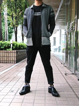 「5351 POUR LES HOMMES（ゴーサンゴーイチプールオム）のアイテム」を使った、ABAHOUSE ONLINE MENSさん（メンズ・168cm）の秋コーディネート