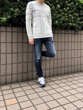 「5351 POUR LES HOMMES（ゴーサンゴーイチプールオム）のアイテム」を使った、ABAHOUSE ONLINE MENSさん（メンズ・173cm）の秋コーディネート