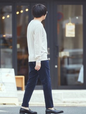 「デザインワークス」｜ABAHOUSE ONLINE MENSさん（メンズ・173cm）の秋コーディネート