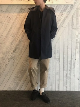 「ABAHOUSE（アバハウス）のアイテム（ブルゾン）」を使った、ABAHOUSE ONLINE MENSさん（メンズ・180cm）の秋コーディネート