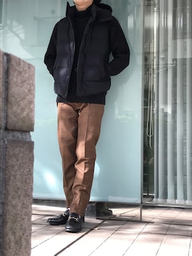 「シンプルおしゃれが好き」｜ABAHOUSE ONLINE MENSさん（メンズ・177cm）の秋コーディネート