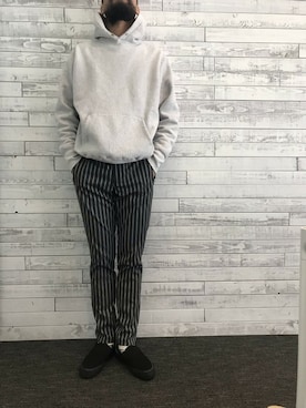 「ABAHOUSE（アバハウス）のアイテム（シューズ）」を使った、ABAHOUSE ONLINE MENSさん（メンズ・182cm）の冬コーディネート