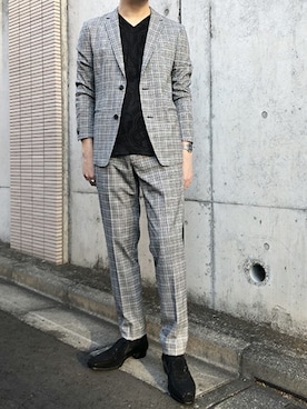 ABAHOUSE ONLINE MENSさん（メンズ・173cm）の冬コーディネート