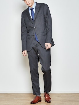 ABAHOUSE ONLINE MENSさん（メンズ・180cm）の冬コーディネート