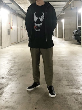 「5351 POUR LES HOMMES（ゴーサンゴーイチプールオム）のアイテム」を使った、ABAHOUSE ONLINE MENSさん（メンズ・173cm）の冬コーディネート