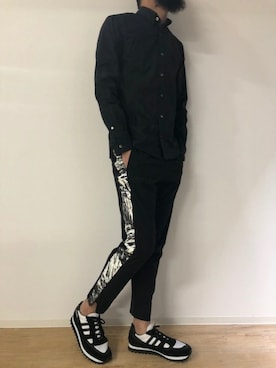 「5351 POUR LES HOMMES（ゴーサンゴーイチプールオム）のアイテム（シューズ）」を使った、ABAHOUSE ONLINE MENSさん（メンズ・182cm）の春コーディネート