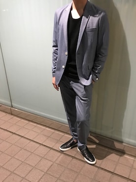 ABAHOUSE ONLINE MENSさん（メンズ・177cm）の春コーディネート