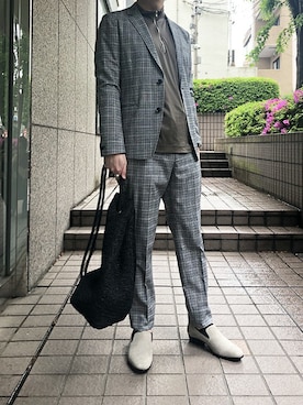 ABAHOUSE ONLINE MENSさん（メンズ・175cm）の春コーディネート