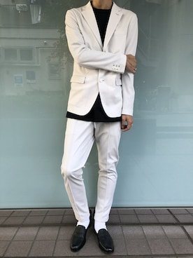 「きれいめコーディネート」｜ABAHOUSE ONLINE MENSさん（メンズ・180cm）の春コーディネート