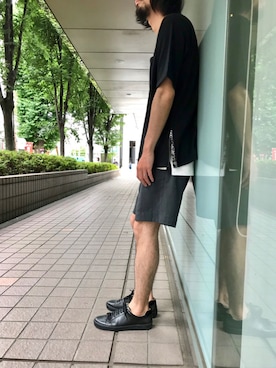 「VALUNI（ヴァルニ）のアイテム」を使った、ABAHOUSE ONLINE MENSさん（メンズ・180cm）の夏コーディネート