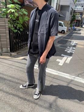 ABAHOUSE ONLINE MENSさん（メンズ・177cm）の夏コーディネート