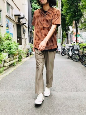 「PHILIPPE AUDIBERT（フィリップ オーディベール）のアイテム」を使った、ABAHOUSE ONLINE MENSさん（メンズ・180cm）の夏コーディネート